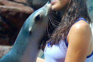 Ana at Underwater world