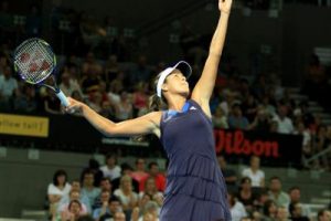 Ana Ivanovic serving