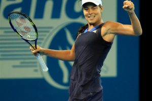 Eventually Ana got her victory in three sets