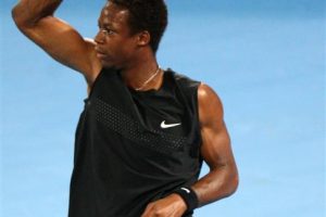 Gael Monfils free-flowing forehand