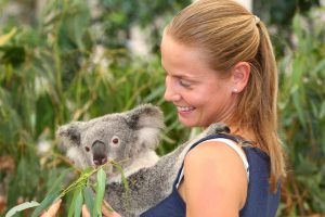 Jelena Dokic at Lone Pine Koala Sanctuary