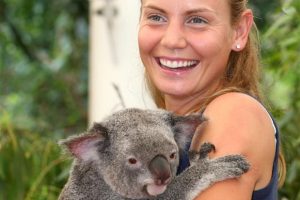 Jelena Dokic at Lone Pine Koala Sanctuary