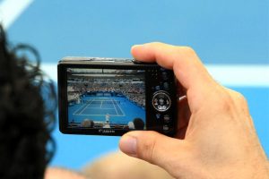 Pat Rafter Arena during the men's final