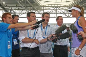 The media pack with Daniela Hantuchova