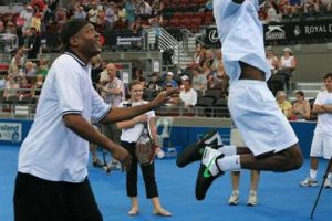 Gael Monfils one-on-one with Leroy Loggins