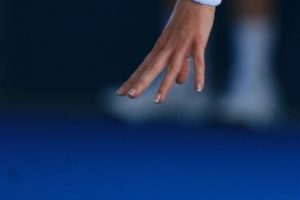 Galina Voskoboeva's delicate hand