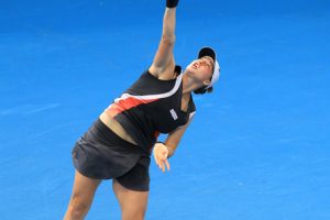 Seventh seed Alisa Kleybanova, of Russia, fell to Australian wildcard Sally Peers.