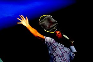 Lopez fired 11 Aces throughout the match.