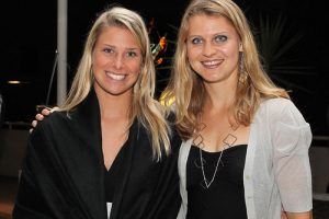 Andrea Hlavackova and Lucie Safarova, of the Czech Republic.