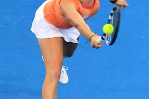 Australian Sally Peers proved her worth as a wildcard into the tournament, winning against Russian Alisa Kleybanova. 