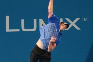 World No.8 Andy Roddick slammed served a high and mighty win to Australia's Marinko Matosevic.