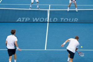 Brisbane International 2012 men's doubles final. SMP IMAGES