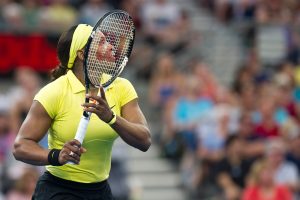 Serena Williams' Pat Rafter Arena debut proved to be a bright start for the American. SMP IMAGES