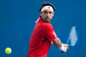 Marcos Baghdatis upset fifth seed Kei Nishikori to set up a quarterfinal with top seed Andy Murray. SMP IMAGES