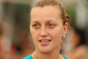 Petra Kvitova visits Lone Pine Koala Sanctuary before the start of the Brisbane International. GETTY IMAGES.