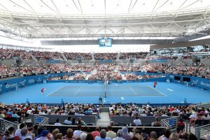 Serena Williams v Varvara Lepchenko. Brisbane International. GETTY IMAGES