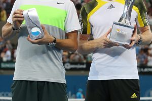 Grigor Dimitrov and Andy Murray. Brisbane International. GETTY IMAGES