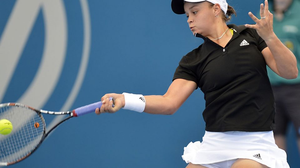 Ash Barty, Brisbane International 2014. GETTY IMAGES