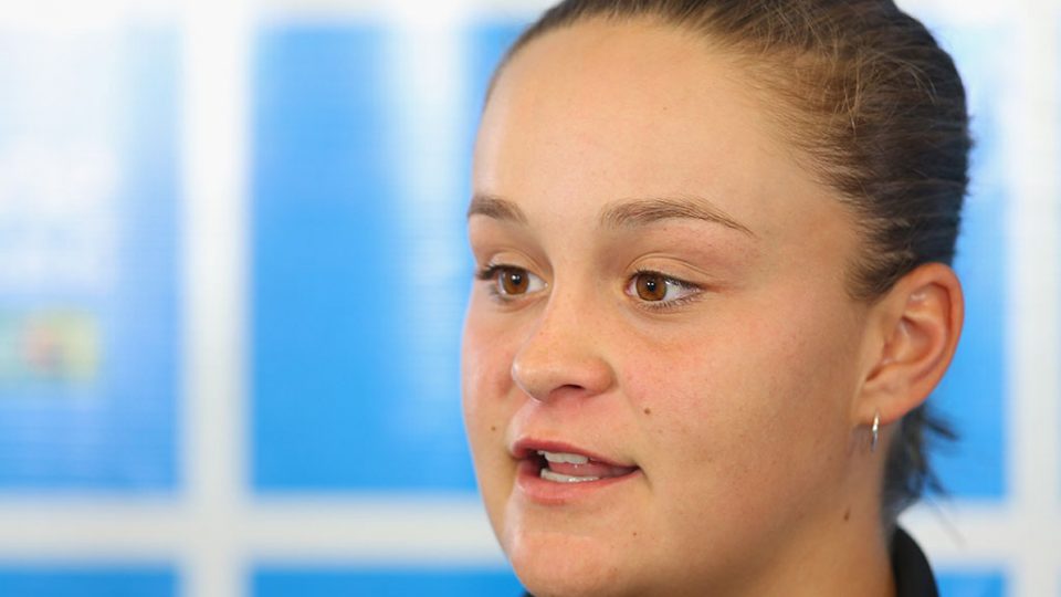 Ashleigh Barty, Brisbane International, 2014. GETTY IMAGES