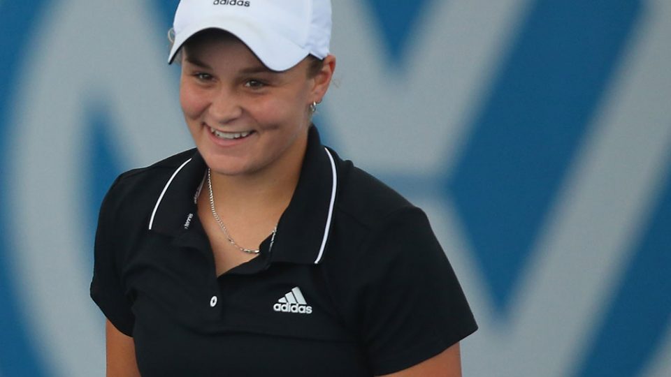 Ashleigh Barty, Brisbane International, 2014. GETTY IMAGES