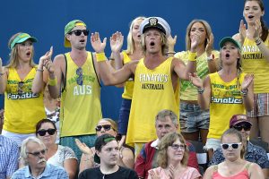 The Fanatics, Brisbane International, 2014. GETTY IMAGES