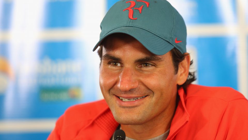 Roger Federer, Brisbane International, 2014. GETTY IMAGES