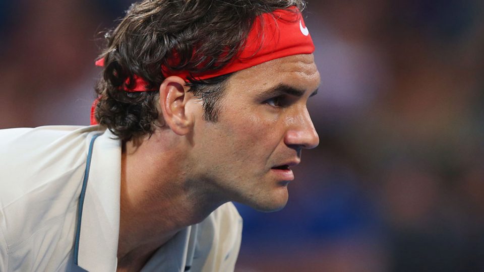 Roger Federer, Brisbane International, 2014. GETTY IMAGES