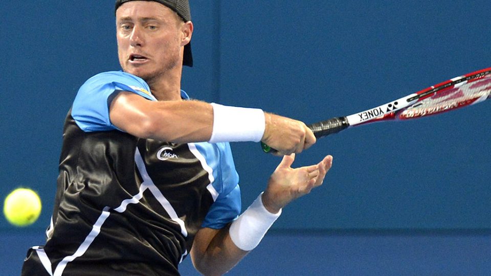 Lleyton Hewitt, Brisbane International, 2014. GETTY IMAGES