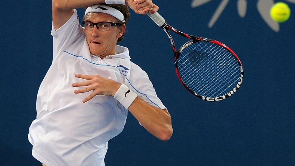 Denis Istomin, Brisbane International, 2013. GETTY IMAGES