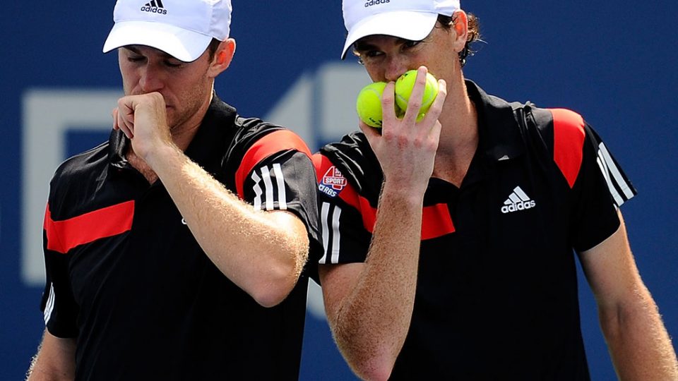 John Peers and Jamie Murray, 2013. GETTY IMAGES