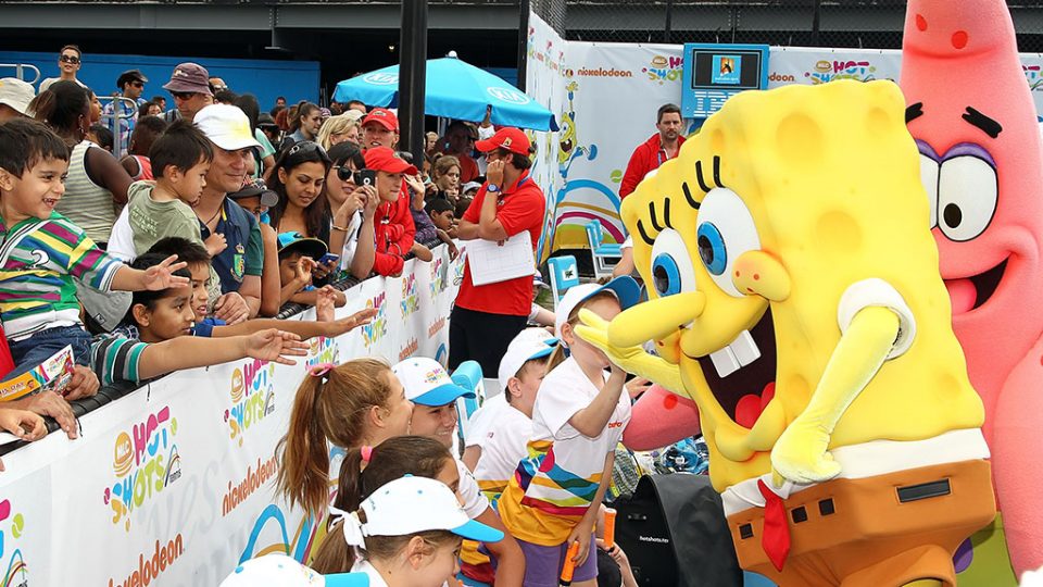 Kids Tennis Day, Melbourne, 2013. GETTY IMAGES