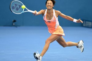 Kimiko Date-Krumm, Brisbane International, 2014. GETTY IMAGES