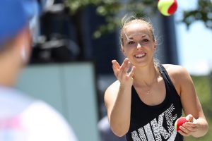 Sabine Lisicki, Brisbane International, 2014. MATT ROBERTS