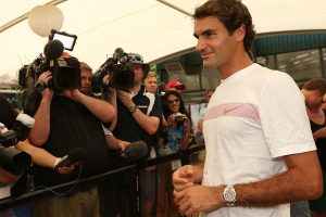 Roger Federer, Brisbane International, 2014. MATT ROBERTS