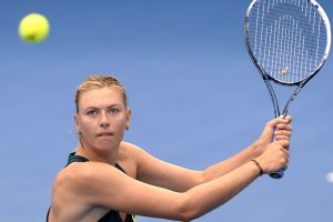 Maria Sharapova, Brisbane International, 2014. GETTY IMAGES