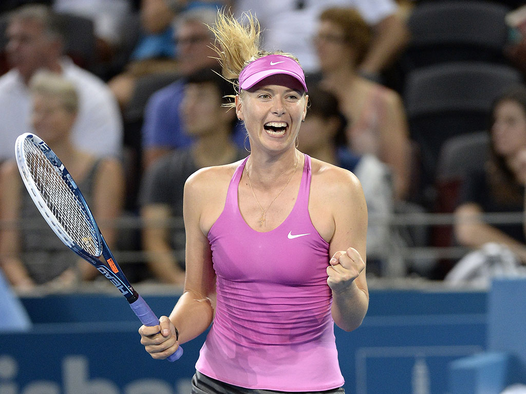 Sharapova, Dimitrov pass first test - Brisbane ...