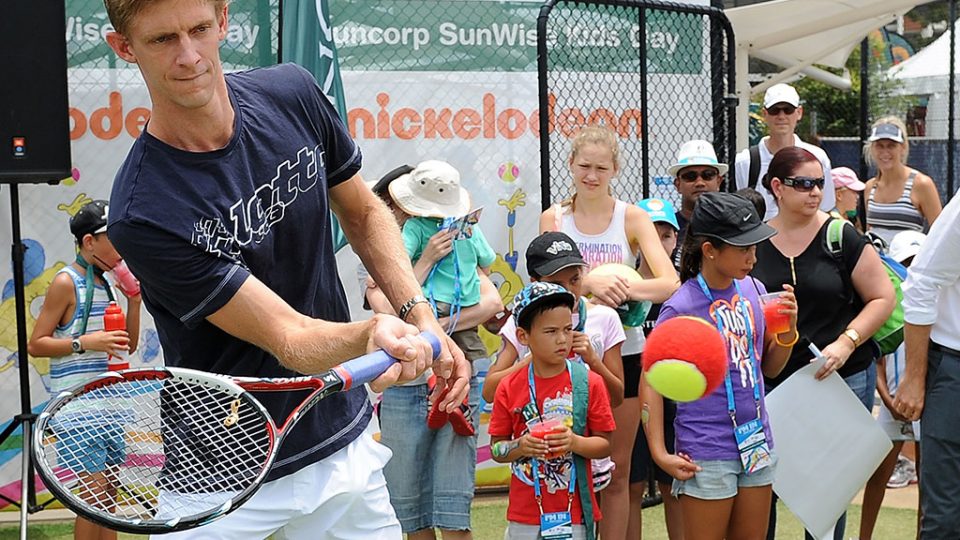 Kevin Anderson, Brisbane International, 2014. MATT ROBERTS