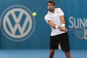 Jeremy Chardy, Brisbane International, 2014. MATT ROBERTS