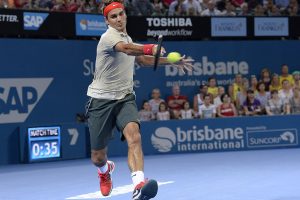 Roger Federer, Brisbane International, 2014. GETTY IMAGES