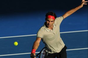 Roger Federer, Brisbane International, 2014. MATT ROBERTS