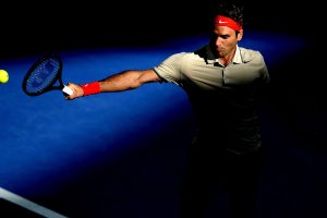 Roger Federer, Brisbane International, 2014. GETTY IMAGES