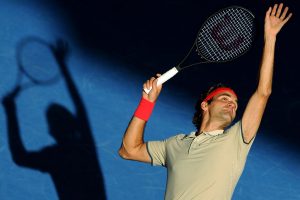 Roger Federer, Brisbane International, 2014. MATT ROBERTS