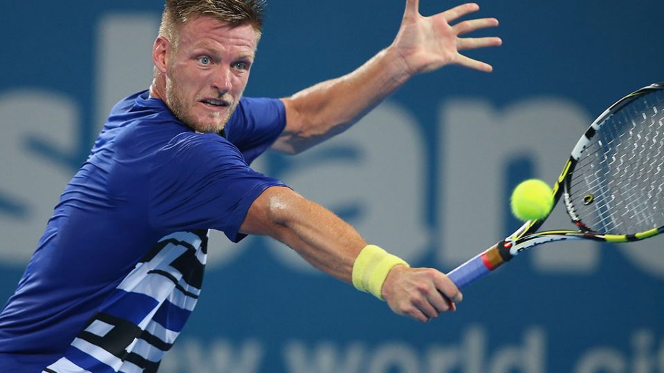Sam Groth, Brisbane International, 2014. GETTY IMAGES