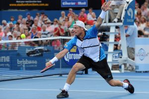 Lleyton Hewitt, Brisbane International, 2014. MATT ROBERTS