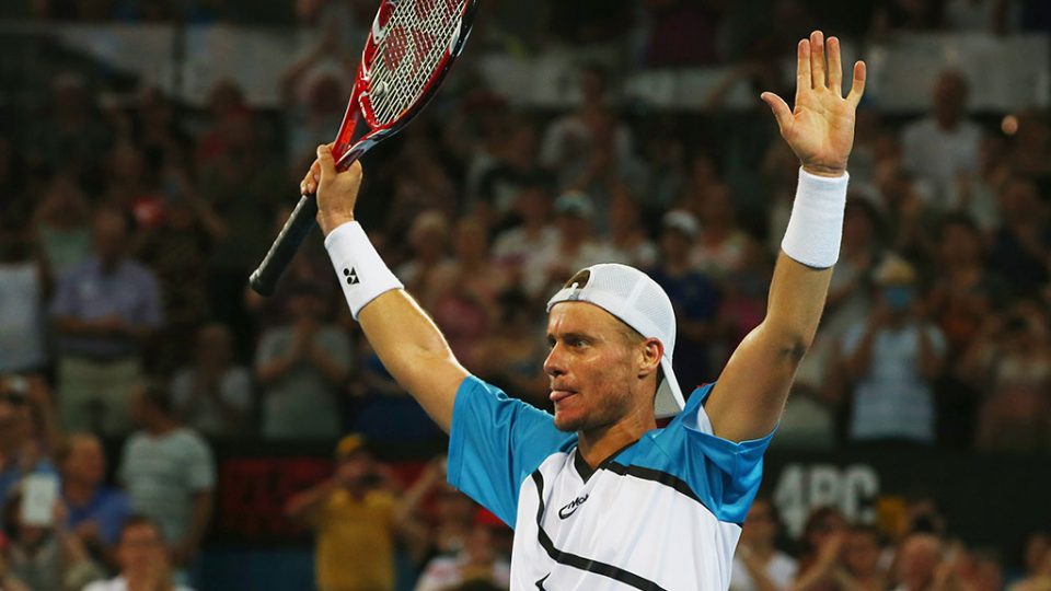 Lleyton Hewitt, Brisbane International, 2014. GETTY IMAGES