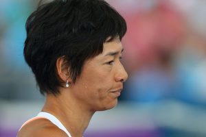 Kimiko Date-Krumm, Brisbane International, 2014. GETTY IMAGES