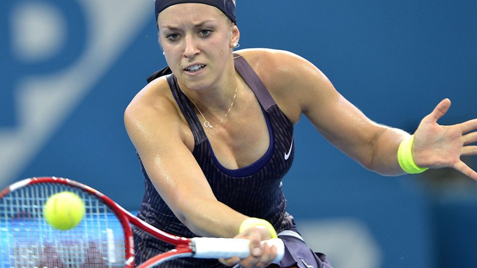 Sabine Lisicki, Brisbane International, 2014. GETTY IMAGES