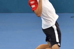 Kei Nishikori, Brisbane International, 2014. GETTY IMAGES