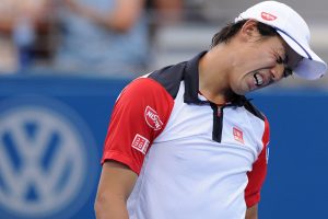 Kei Nishikori, Brisbane International, 2014. GETTY IMAGES