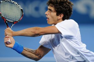 Pierre-Hugues Herbert, Brisbane International, 2014. GETTY IMAGES